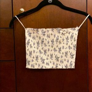 Cropped tube top